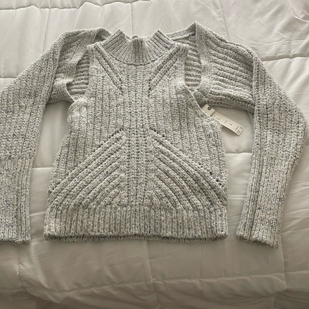 Never Worn- Ribbed Sweater Shrug Set